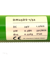 Motore tubolare DM25DS-1/32 – Diametro 25 mm, 24 V CC, 32 giri/min